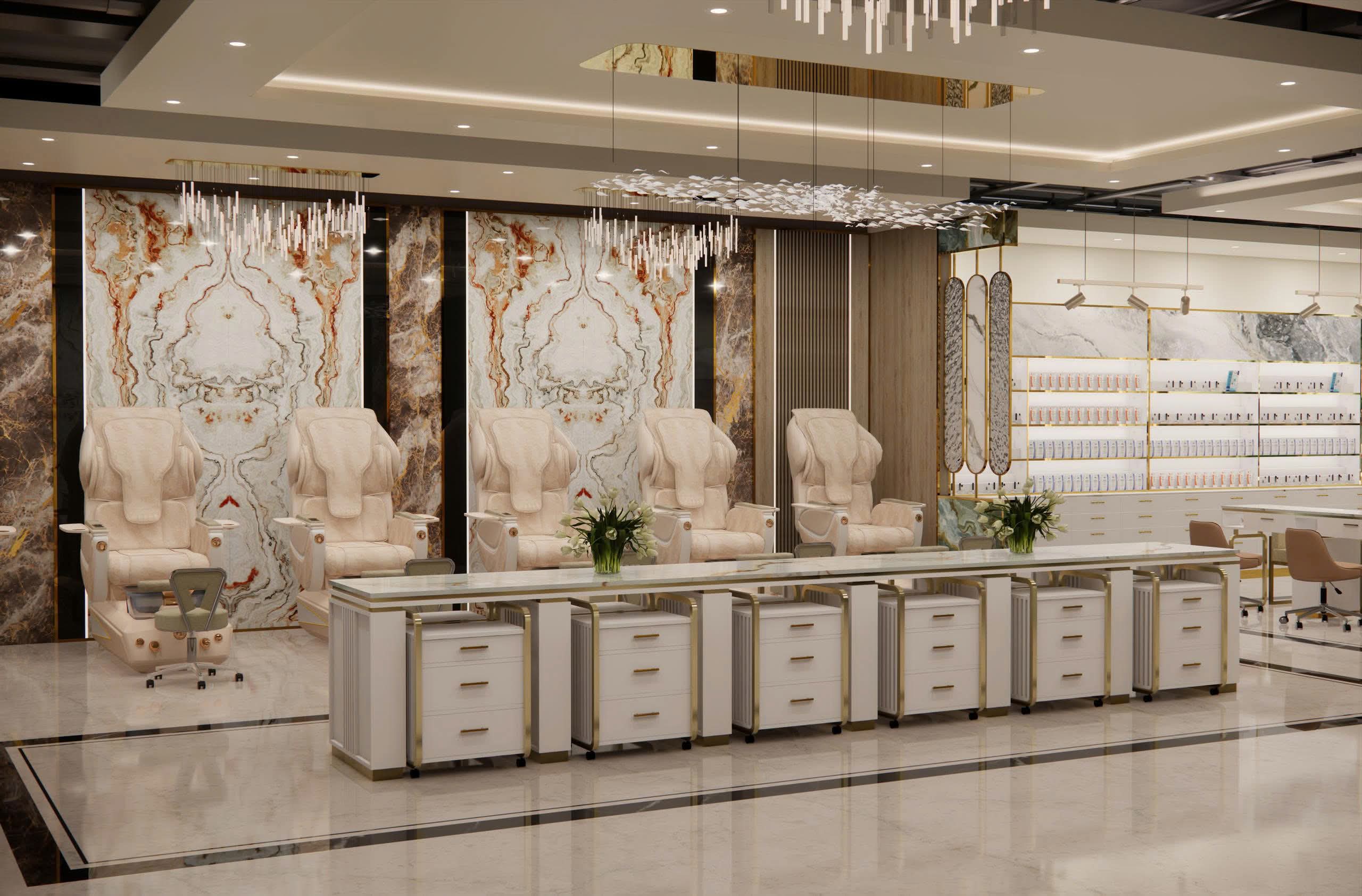 Pedicure station